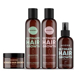 Moerie Beauty hair growth shampoo, conditioner, spray and mask. Brand new in box